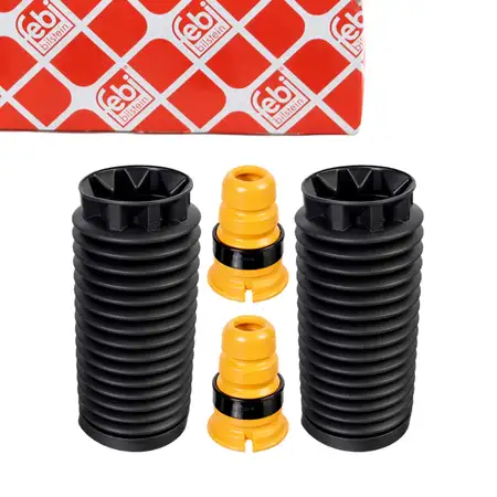 febi 175661 Staubschutz Dreckschutz + Anschlagpuffer Satz f&uuml;r PEUGEOT 1 + 2 Vorderachse