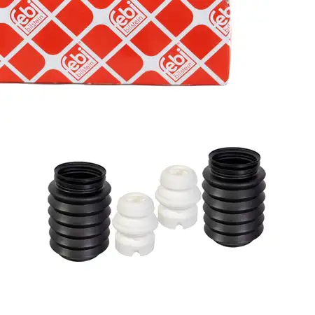 febi 180083 Staubschutz + Anschlagpuffer Satz f&uuml;r BMW 3er E90 E91 E92 OHNE M-Technik vorne