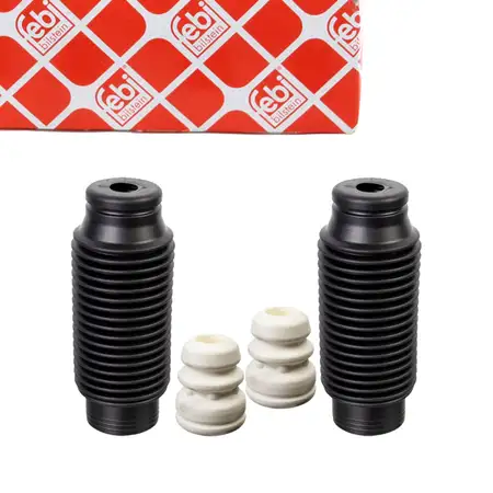 febi 180266 Staubschutz Dreckschutz + Anschlagpuffer Satz f&uuml;r HYUNDAI i10 1 2 PA BA vorne