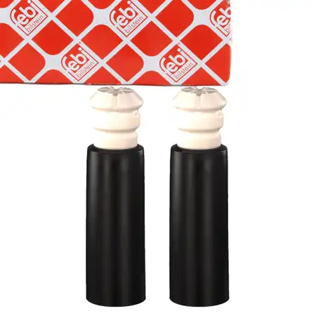 febi 181811 Staubschutz Dreckschutz + Anschlagpuffer f&uuml;r BMW Z4 E85 OHNE M-Technik hinten