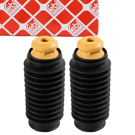 febi Staubschutz Dreckschutz + Anschlagpuffer Satz f&uuml;r CHRYSLER Voyager 4 Vorderachse