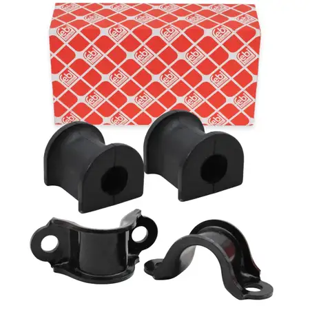2x febi Stabilisatorlager 21MM + Halter f&uuml;r VW Crafter Multivan Transporter T5 T6 vorne