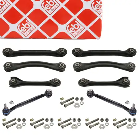 febi 102557 PROKIT Control Arm Repair Kit for Mercedes W201, W202, W203 (Rear), 8-piece