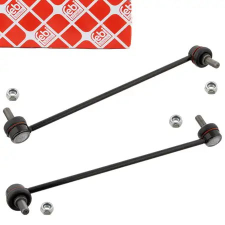2x febi Koppelstange f&uuml;r HYUNDAI Santa Fe 2 CM 3 DM ix55 KIA Sorento 2 XM vorne