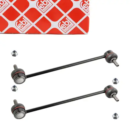 2x febi Koppelstange f&uuml;r VW Polo 4 5 6 Up A1 Ibiza 3 4 Mii Fabia Citigo vorne 2Q0411315B