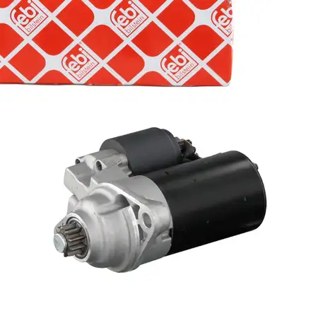 febi Anlasser Starter 12V 11 kW f&uuml;r VW Golf 4 Polo 4 AUDI SEAT Ibiza 3 SKODA Fabia 1.2-1.6