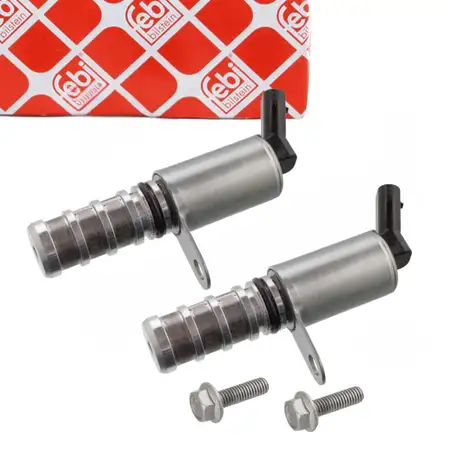 2x febi 104098 Steuerventil Nockenwellenverstellung f&uuml;r OPEL Astra K Insignia B Corsa E