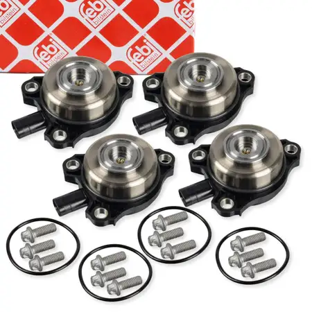 4x febi Steuerventil Nockenwellenversteller f&uuml;r MERCEDES W203 W204 W211 W212 W221 M272