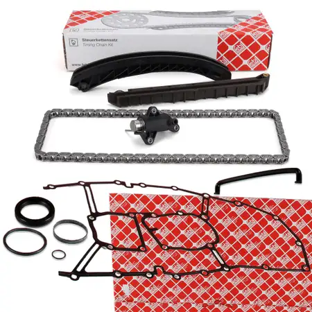 febi Steuerkettensatz + Dichtungsssatz Steuergeh&auml;use f&uuml;r BMW E36 E46 316i 318i E34 M43