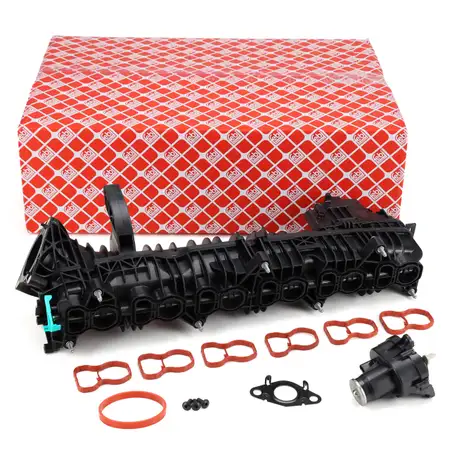 febi Ansaugkr&uuml;mmer + Dichtungen + Drosselklappe f&uuml;r BMW F30-34 F32-36 F10/11 X3 X4 X5 N57