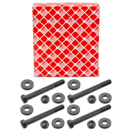 4x febi 21560 Sturzkorrekturschraube f&uuml;r MERCEDES W203 W211 C219 W220 vorne 0003300018