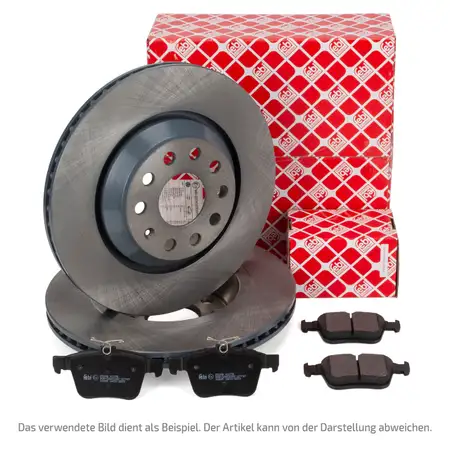 febi Bremsen Set Bremsscheiben + Bel&auml;ge f&uuml;r CHRYSLER 300C (LX, LE) 5.7 6.1 SRT8 hinten