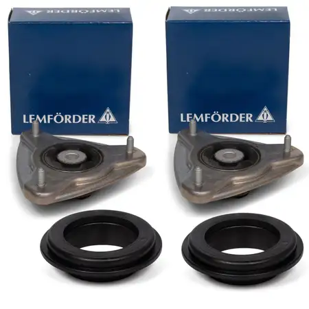 2x LEMF&Ouml;RDER Federbeinlager + Domlager f&uuml;r PORSCHE 996 997 Boxster Cayman 987 vorne