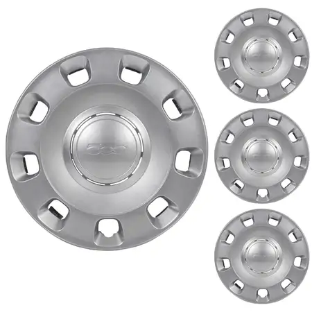 4x ORIGINAL FIAT Radkappe Radblende Zierblende 14 Zoll Silber 500 + C 51787644
