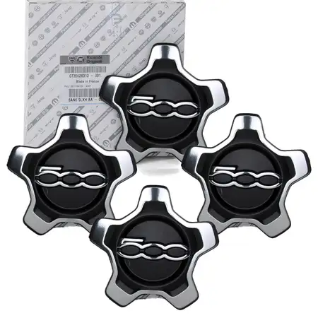 4x ORIGINAL FIAT Nabendeckel Felgendeckel Radkappe 500X ab BJ 01/2015 735626312
