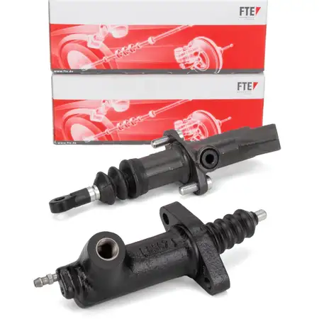 2x FTE slave cylinder + master cylinder clutch set for PORSCHE 964, 993, M5, G50, G64