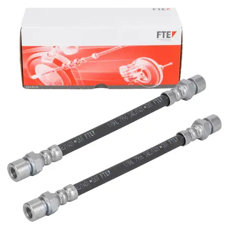 2x FTE 9240048 Bremsschlauch Bremsleitung f&uuml;r PORSCHE 924 944 968 hinten 94435508101