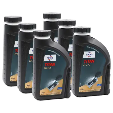 6L 6 Liter FUCHS TITAN FFL-10 Doppelkupplungsgetriebe&ouml;l f&uuml;r MERCEDES MB 236.22