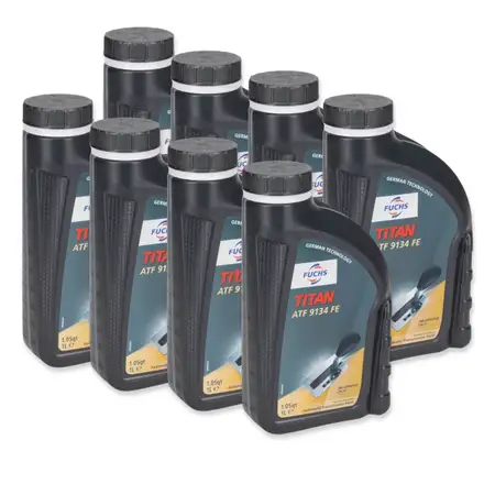 8L 8 Liter FUCHS TITAN ATF 9134 FE Automatikgetriebe&ouml;l f&uuml;r MERCEDES 9G-TRONIC MB 236.17