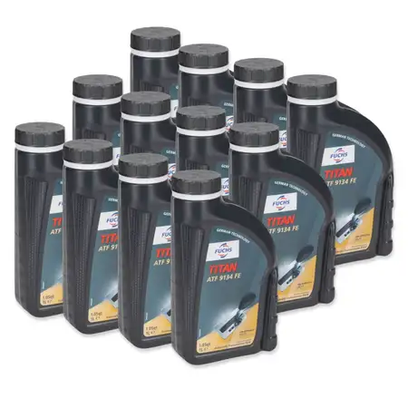 12L 12 Liter FUCHS TITAN ATF 9134 FE Automatikgetriebe&ouml;l f&uuml;r MERCEDES 9G-TRONIC MB 236.17