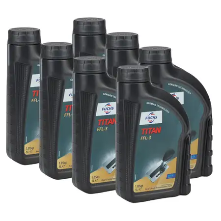 7L 7 Liter FUCHS TITAN FFL-3 Getriebe&ouml;l Doppelkupplungsgetriebe f&uuml;r MERCEDES 7G MB 236.24