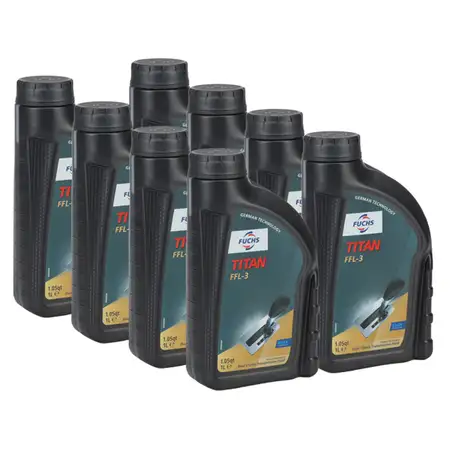 8L 8 Liter FUCHS TITAN FFL-3 Getriebe&ouml;l Doppelkupplungsgetriebe f&uuml;r MERCEDES 7G MB 236.24