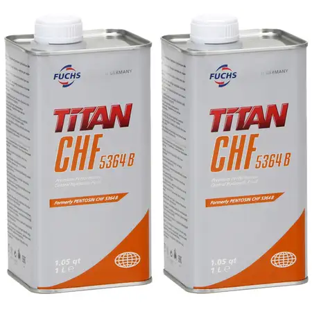2L 2 Liter FUCHS Pentosin TITAN CHF 5364B Hydraulik&ouml;l Zentralhydraulik&ouml;l f&uuml;r MB 344.0