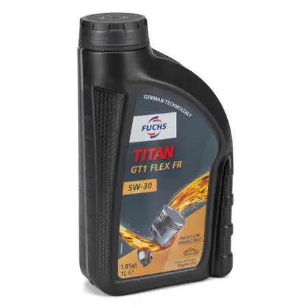 1L 1 Liter FUCHS TITAN GT1 FLEX FR 5W-30 Motor&ouml;l f&uuml;r MB 229.51/52 PSA B71 2290 RENAULT