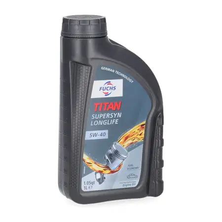 1L FUCHS TITAN SUPERSYN LONGLIFE 5W-40 Motor&ouml;l BMW LL-01 VW 502/505.00 MB 229.5