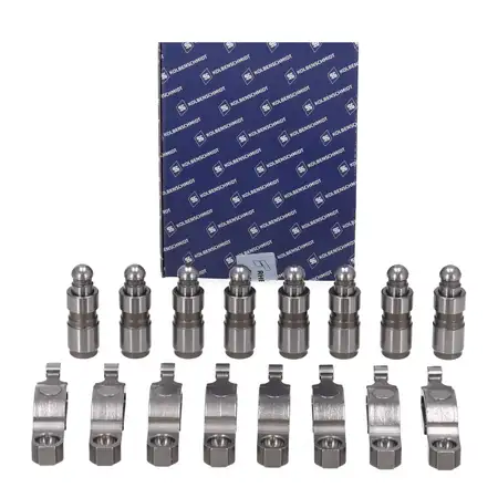 8x KOLBENSCHMIDT Kipphebel + 8x Ventilst&ouml;&szlig;el f&uuml;r BMW 3er E30 E36 5er E34 M40 B16 / B18