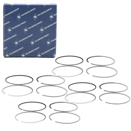 4x KOLBENSCHMIDT 800110110000 Kolbenringsatz f&uuml;r BMW E81-88 F20 E90-93 F30/31 E60/61 N47