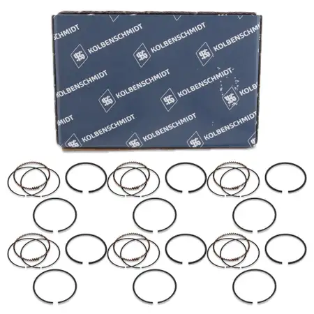6x KOLBENSCHMIDT 800001611000 Kolbenringsatz f&uuml;r BMW 3er E21 E30 E12 E28 M20 11251714846