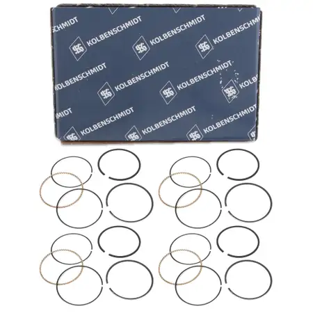 4x KOLBENSCHMIDT 800001911000 Kolbenringsatz f&uuml;r BMW 3er E30 E36 316i M40 B16 11251713192