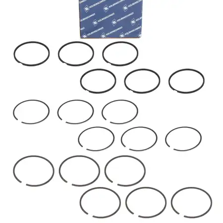 6x KOLBENSCHMIDT 800002411000 Kolbenringsatz f&uuml;r BMW E3 3.2 Li E24 633 CSi 723i 733i M30