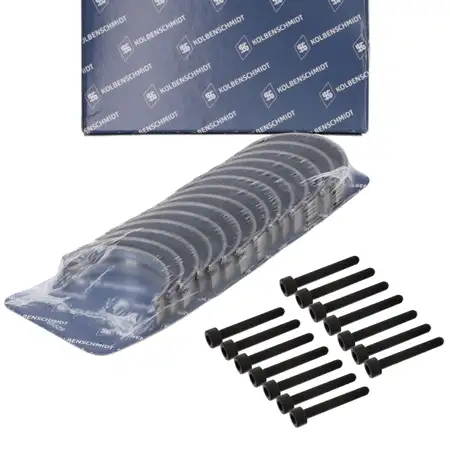 KOLBENSCHMIDT Kurbelwellen + 14x Schraube f&uuml;r VW Golf 3 4 5 Passat 2.8-3.2 VR6 R32