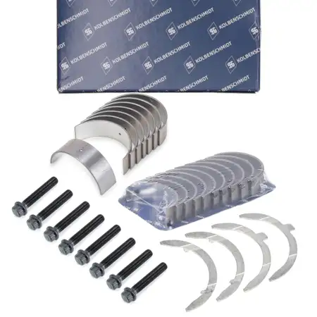 KOLBENSCHMIDT Kurbelwellen + Pleuellagersatz + Anlaufscheibe f&uuml;r VW Golf 5 6 1.4 1.6