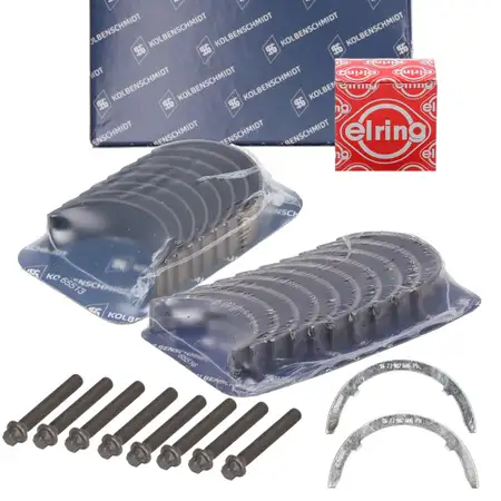 KOLBENSCHMIDT Kurbelwellen + Pleuellagersatz + Anlaufscheibe f&uuml;r VW Golf 6 Passat 1.8 TSI