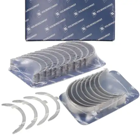 KOLBENSCHMIDT Crankshaft + Connecting Rod Bearing Kit + Thrust Washer for VW Golf 2 1.8 GTI G60