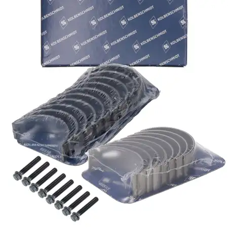 KOLBENSCHMIDT Kurbelwellen + Pleuellagersatz + 8x Schraube f&uuml;r VAG 1.6/1.9 TDI 2.0 SDI