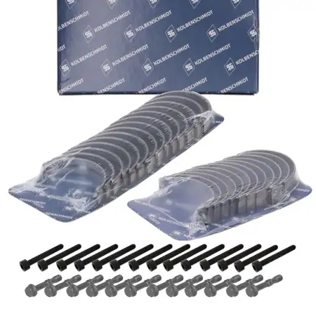 KOLBENSCHMIDT Kurbelwellen + Pleuellagersatz + Schrauben f&uuml;r VW Golf 3 4 5 VR6 R32