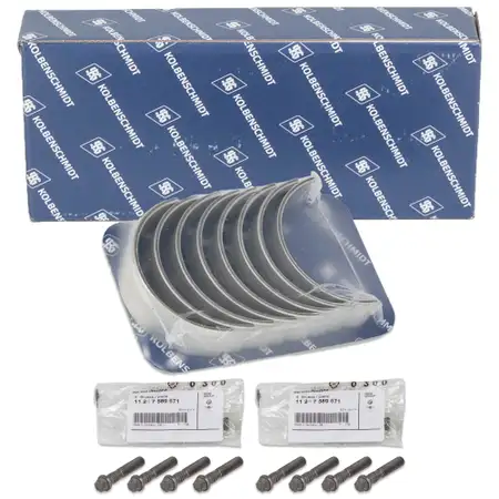 KOLBENSCHMIDT Pleuellager Satz + 8x ORIGINAL Schrauben f&uuml;r BMW 1er 2er 3er 4er 5er N20