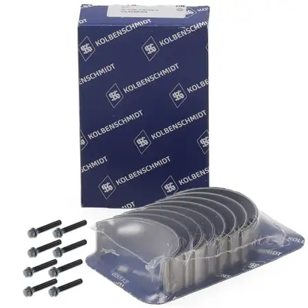 KOLBENSCHMIDT Pleuellager Satz + 8x Schrauben f&uuml;r VW Golf 4 Passat Polo Sharan 1.9 TDI