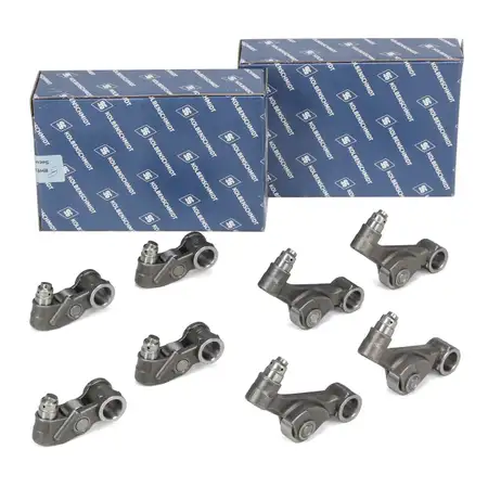 8x KOLBENSCHMIDT EINLASS Kipphebel f&uuml;r VW Golf 5 Passat B6 Touran A3 8P A4 B7 A6 2.0 TDI
