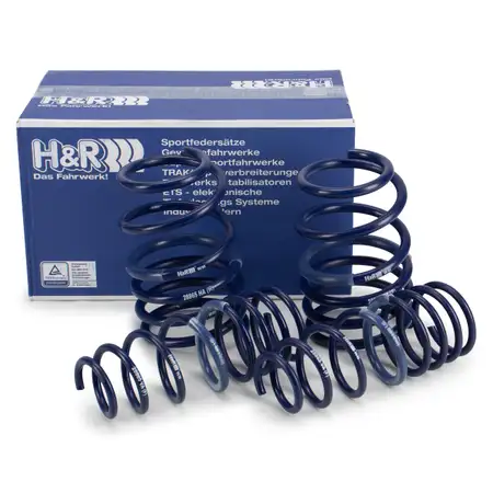 H&amp;R 28865-1 Tieferlegungsfedern f&uuml;r PORSCHE 718 Boxster Cayman (981 982) vorne + hinten