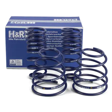 H&amp;R 25/25MM Tieferlegungsfedern f&uuml;r PORSCHE 997 Carrera 4 / 4S / 4 GTS vorne + hinten