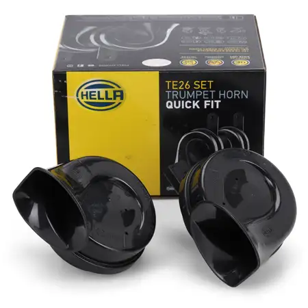 HELLA Fanfare Hupe Signalhorn Hochton Tiefton Set 110dB f&uuml;r BMW MINI 61359395657