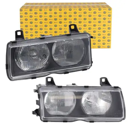 2x HELLA HALOGEN Hauptscheinwerfer Scheinwerfer f&uuml;r BMW 3er E36 Compact