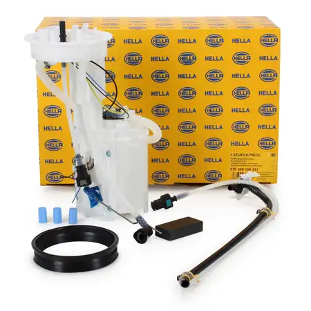 HELLA 8TF358106351 Kraftstoffpumpe Benzinpumpe f&uuml;r AUDI A4 B6 1.6-3.0 SEAT Exeo 3R 1.6-1.8