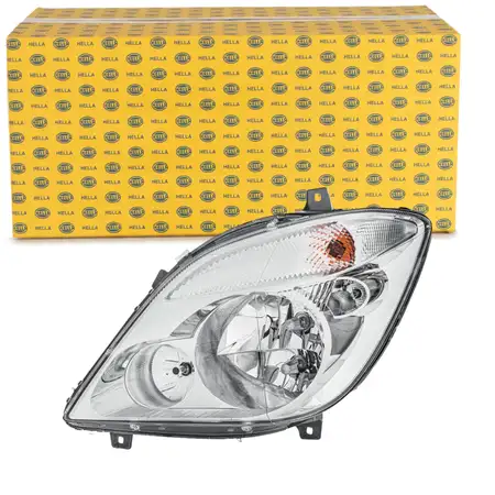 HELLA Halogen Headlight for Mercedes-Benz Sprinter B906 (up to August 2013), Left Side 9068200561