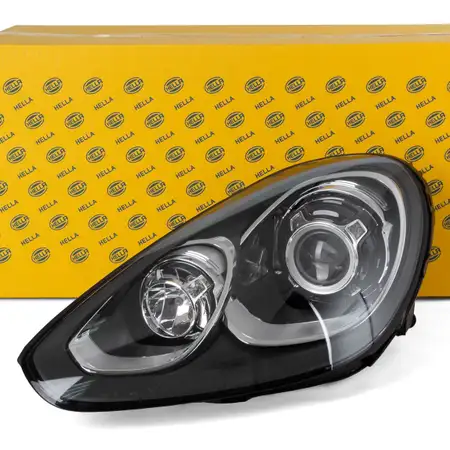 HELLA 1ZT011745751 Bi-Xenon Headlight for Porsche Cayenne (92A) from October 2014, left